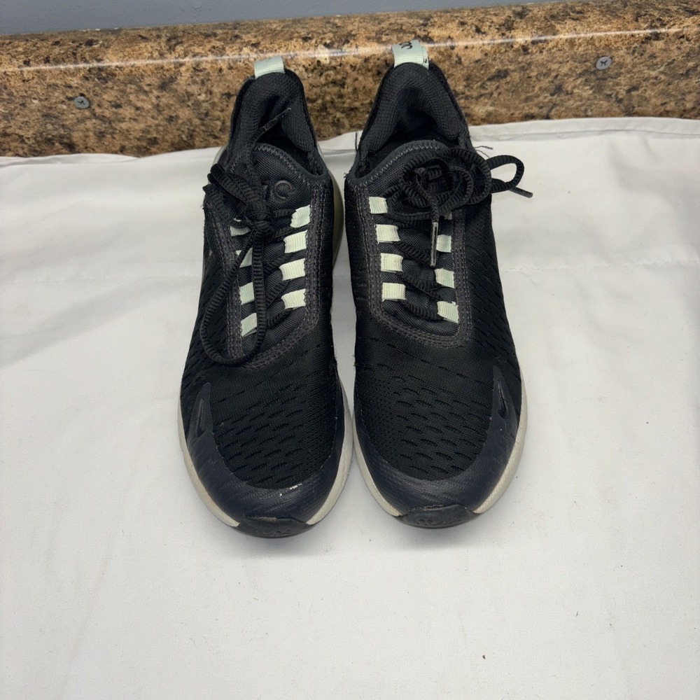 Nike Air Max 270 Off Noir Black Youth Size 4 Running Shoes Sneakers 943345-024